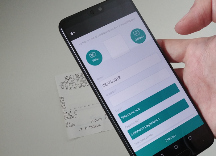 App nota spesa per smartphone