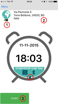 start app rilevazione presenze