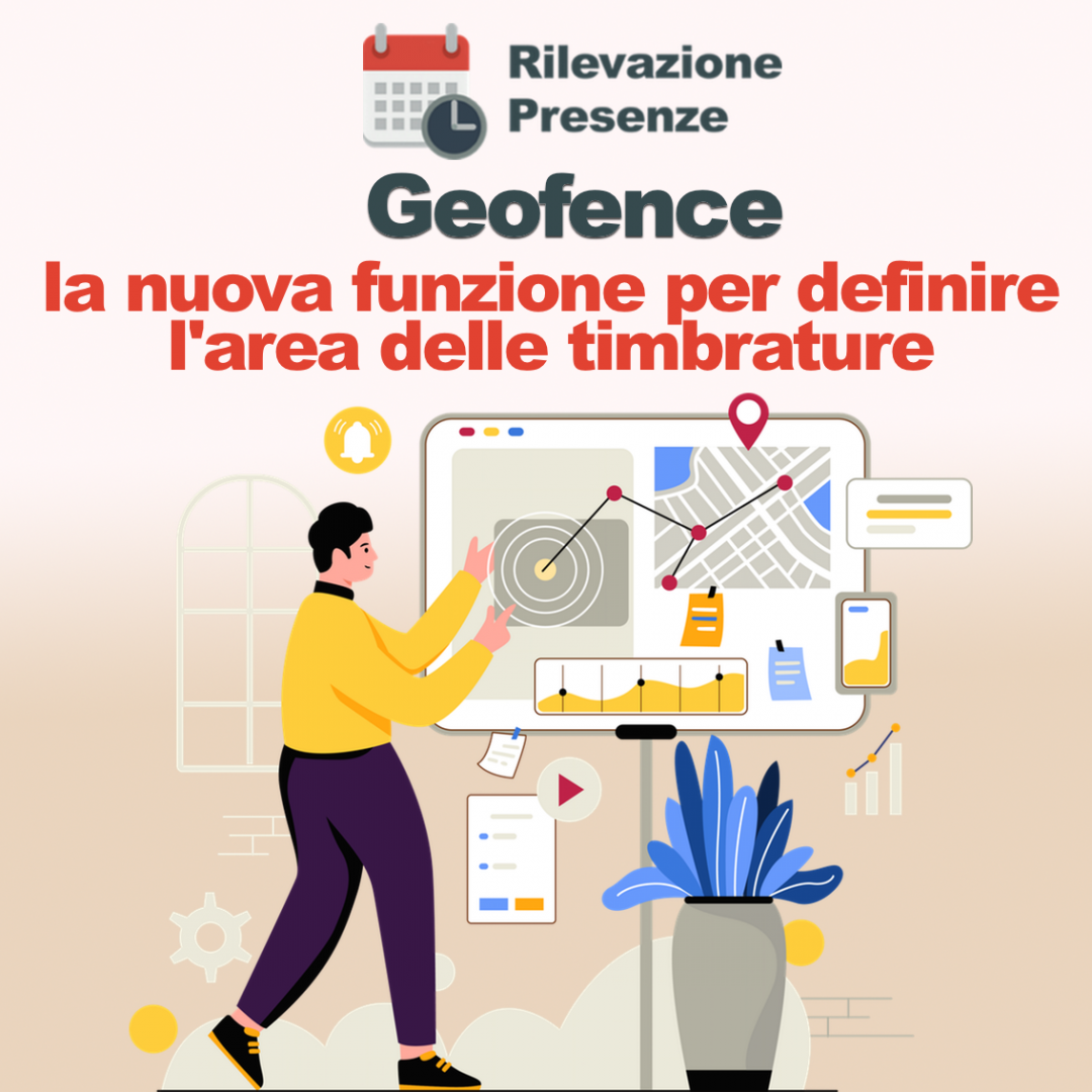 Libemax Rilevazione Presenze Geofence per definire area timbrature