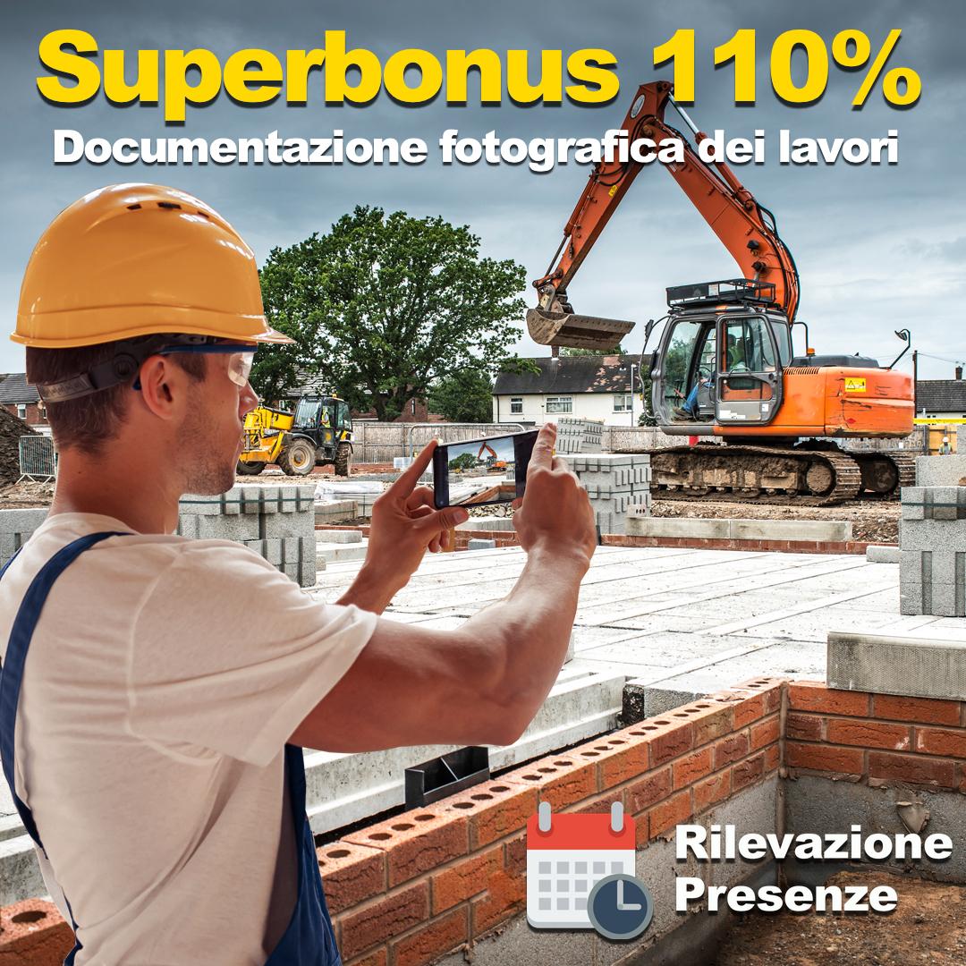 Repertorio fotografico per Superbonus smart con App Rilevazione Presenze