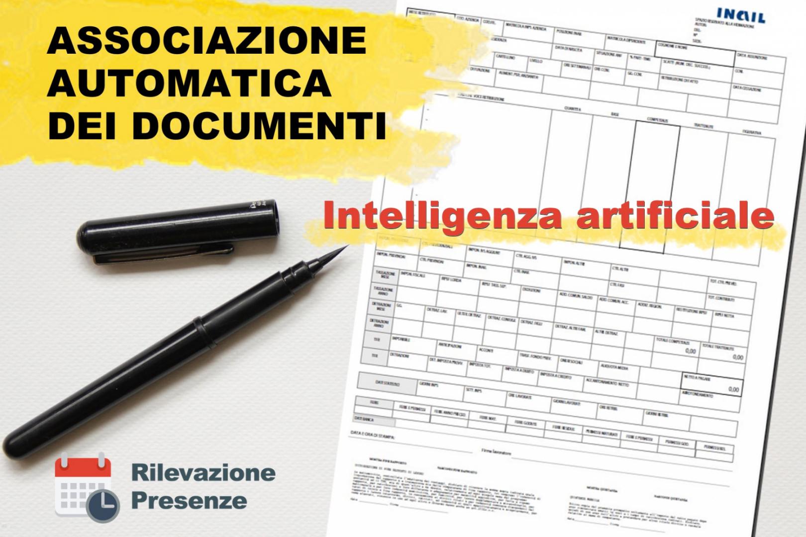 Intelligenza artificiale importazione documenti