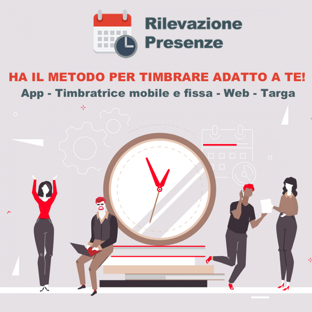 metodi di timbratura con App Rilevazione Presenze