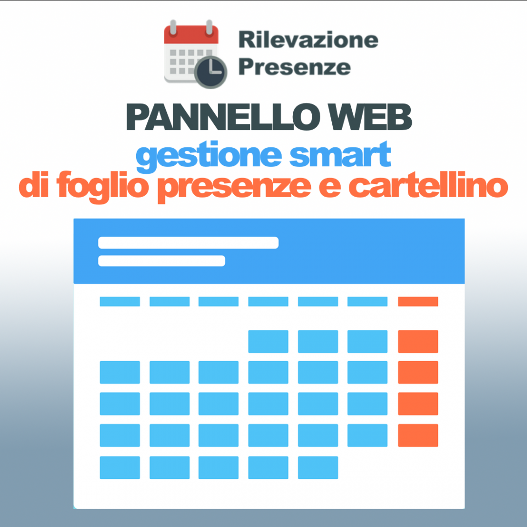 Pannello web: gestione smart  Libemax Rilevazione Presenze